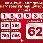 ตรวจหวย16/2/2566